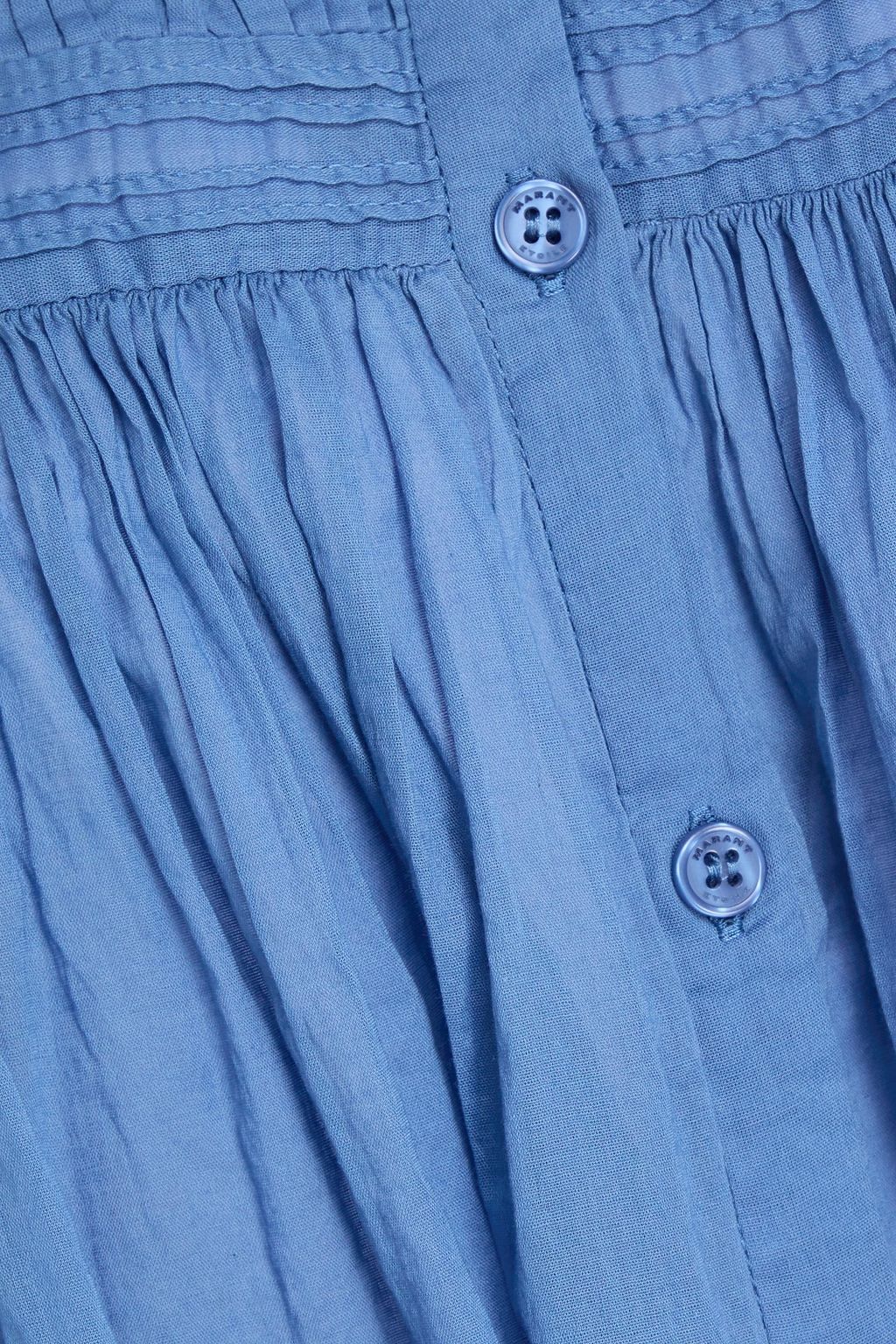 MARANT ÉTOILE コットンボイル ブラウス ピンタック入り