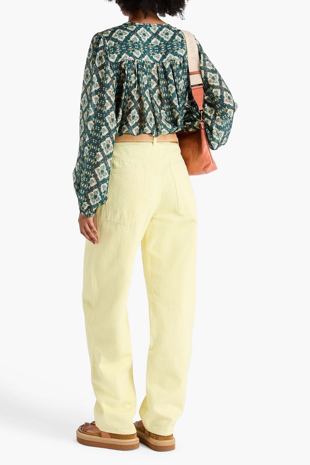 ISABEL MARANT Bedruckte Bluse „Ametissa“ aus Seidenkrepon