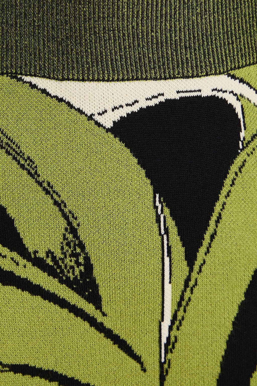 DIANE VON FURSTENBERG インターシャニット ミディペンシルスカート