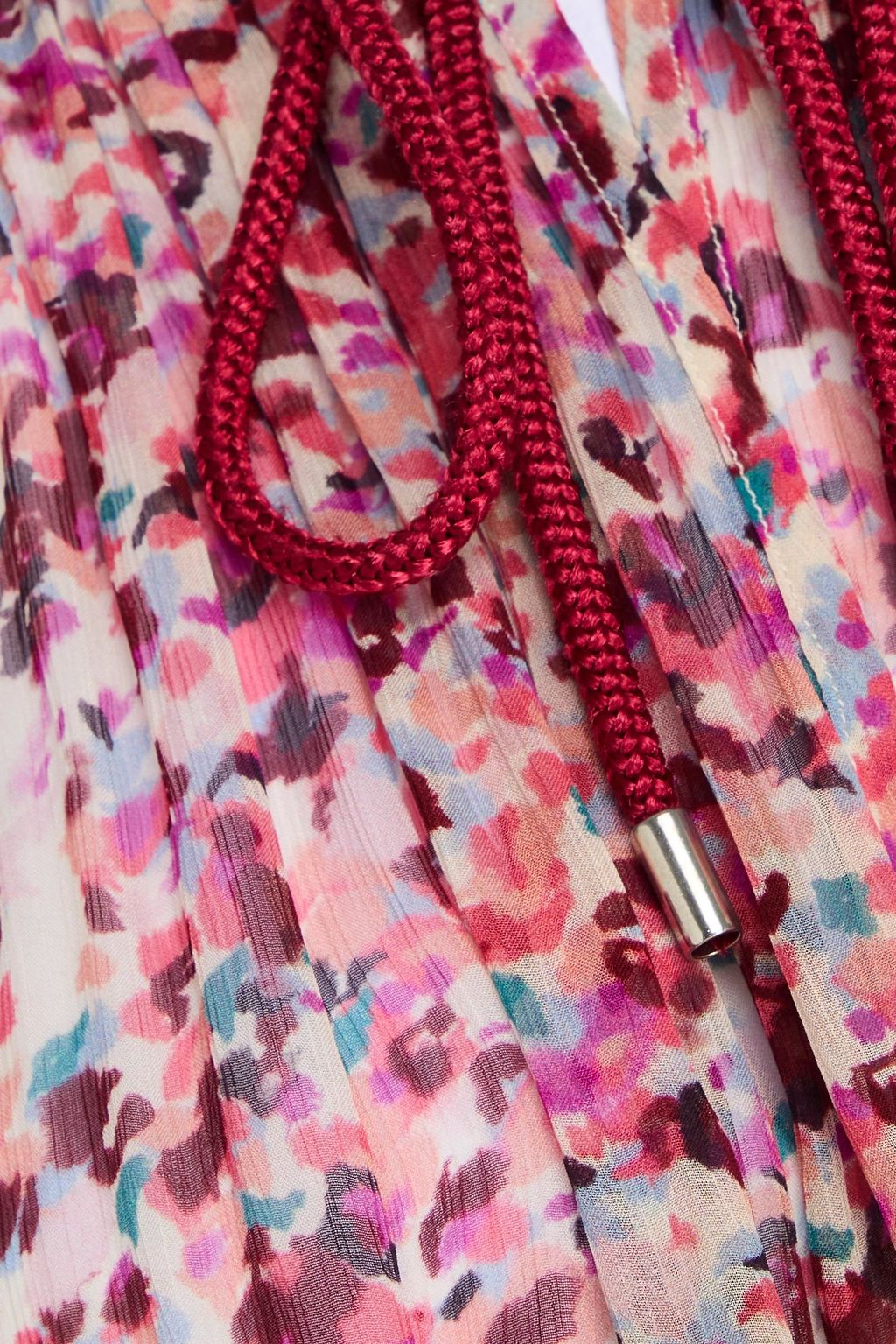 MARANT ÉTOILE Bedruckte Bluse „Felipa“ aus Krepon mit Cut-outs