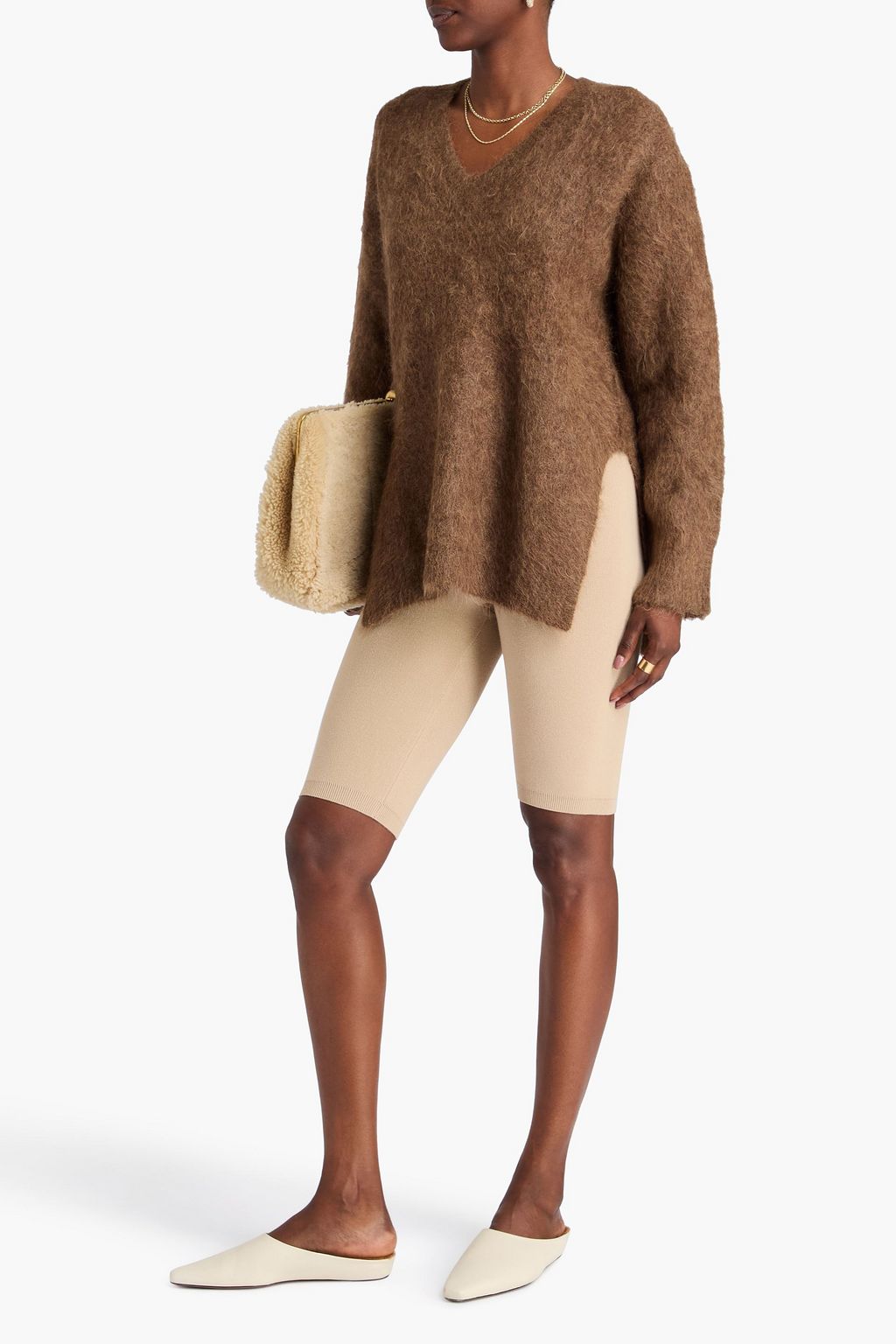 LOULOU STUDIO Goto brushed alpaca-blend sweater