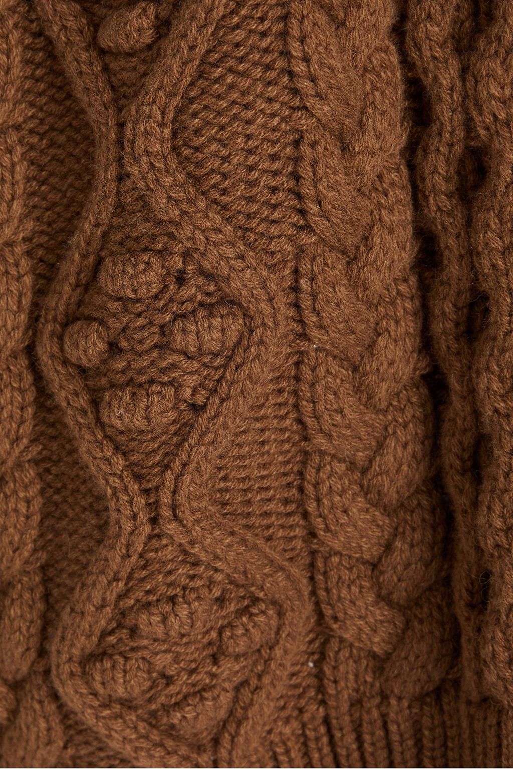 LOULOU STUDIO Secas cable-knit wool and cashmere-blend sweater