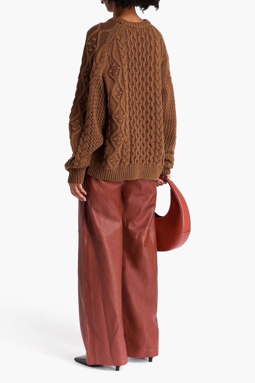 LOULOU STUDIO Secas cable-knit wool and cashmere-blend sweater