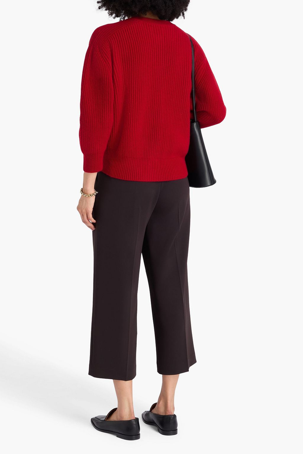 LOULOU STUDIO Nestor ribbed cashmere cardigan
