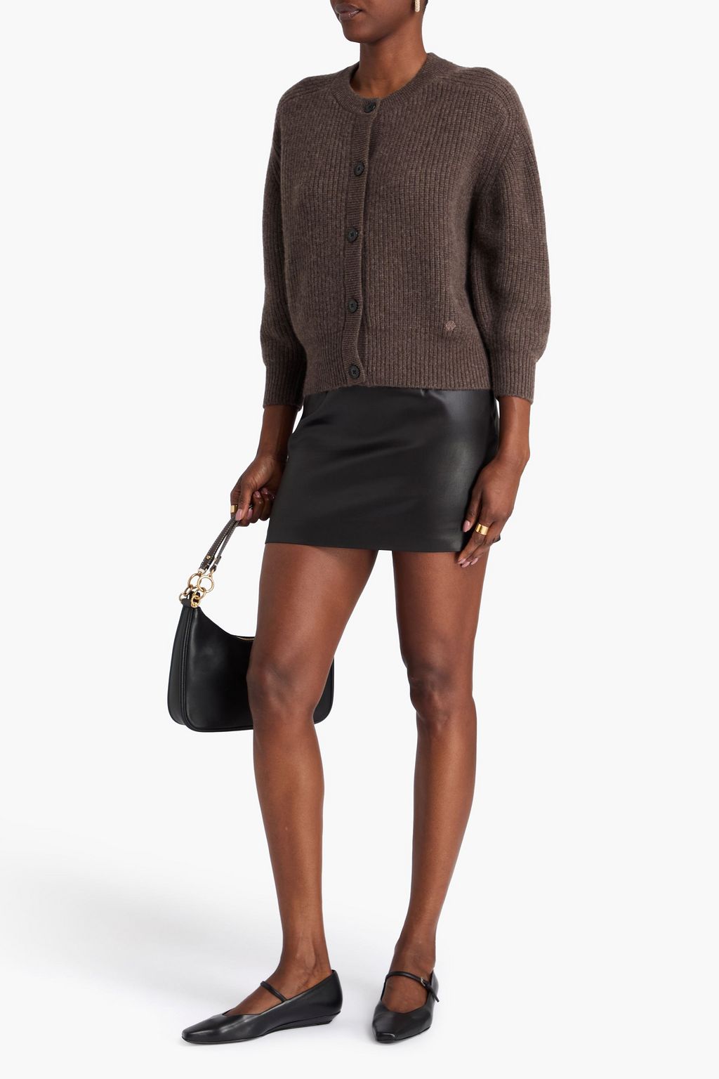LOULOU STUDIO Nestor ribbed cashmere cardigan