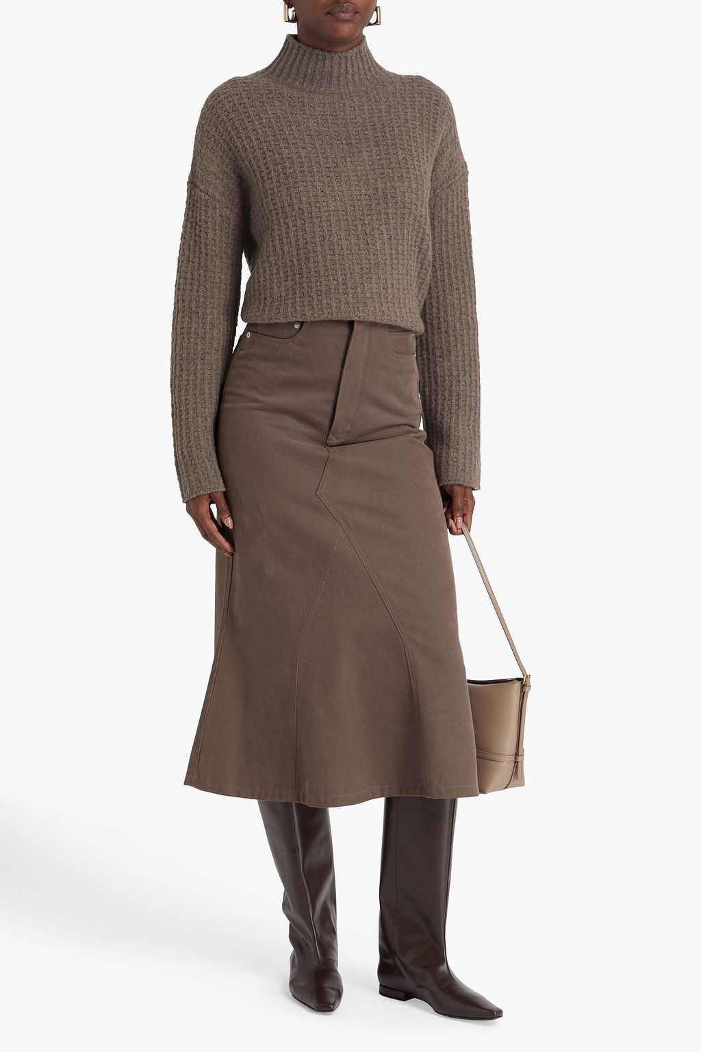 LOULOU STUDIO Kris wool-blend turtleneck sweater