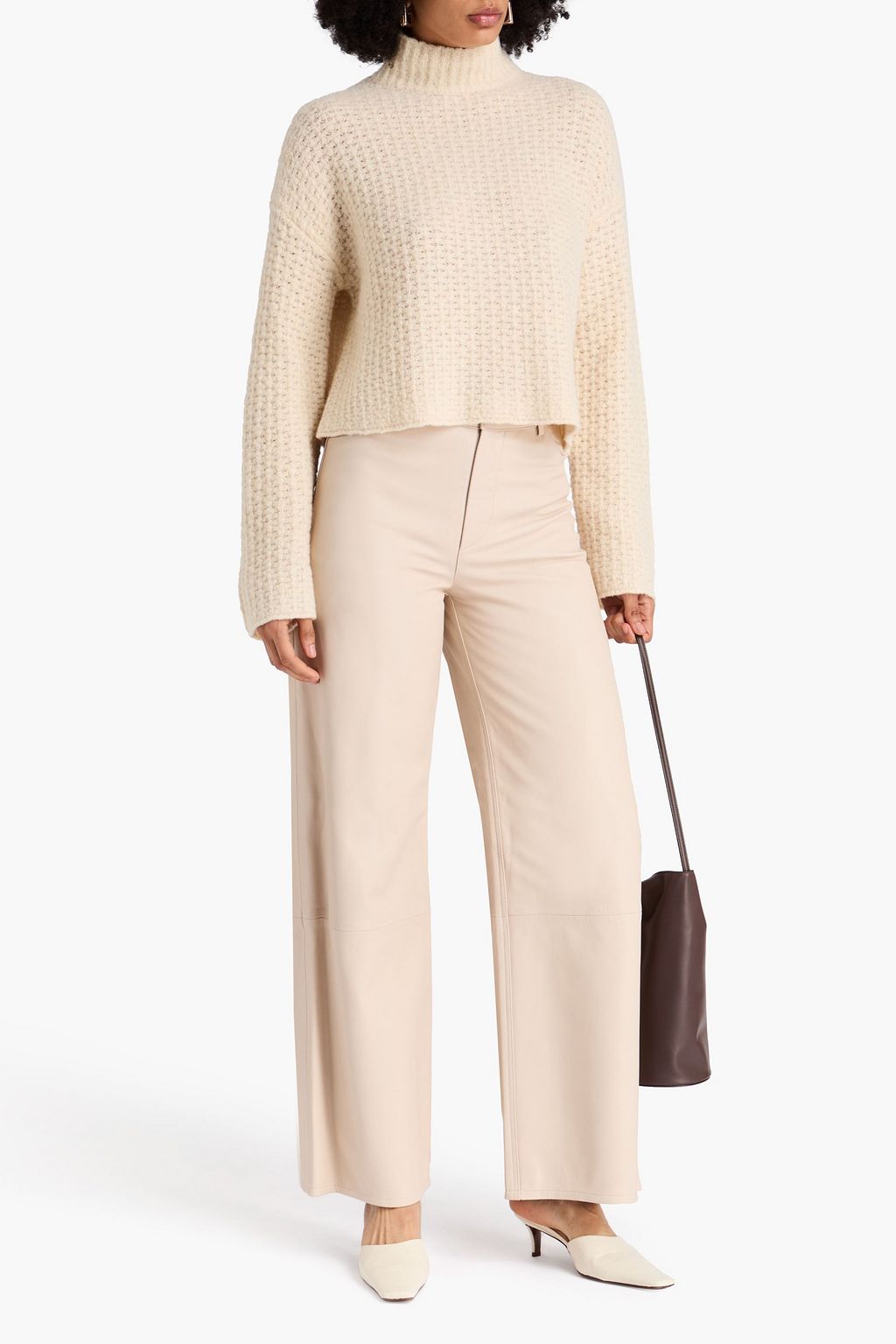 LOULOU STUDIO Kris wool-blend turtleneck sweater