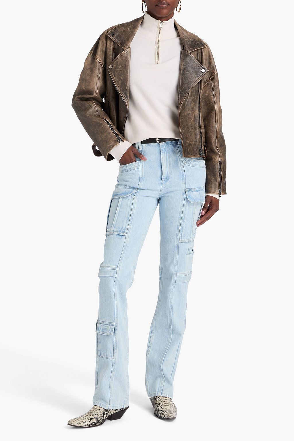 ISABEL MARANT Hoch sitzende Cargojeans „Vokayo“