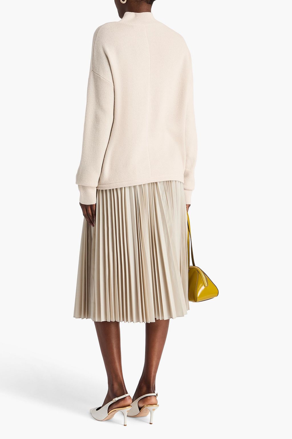 DIANE VON FURSTENBERG Elena wool and cashmere-blend turtleneck sweater