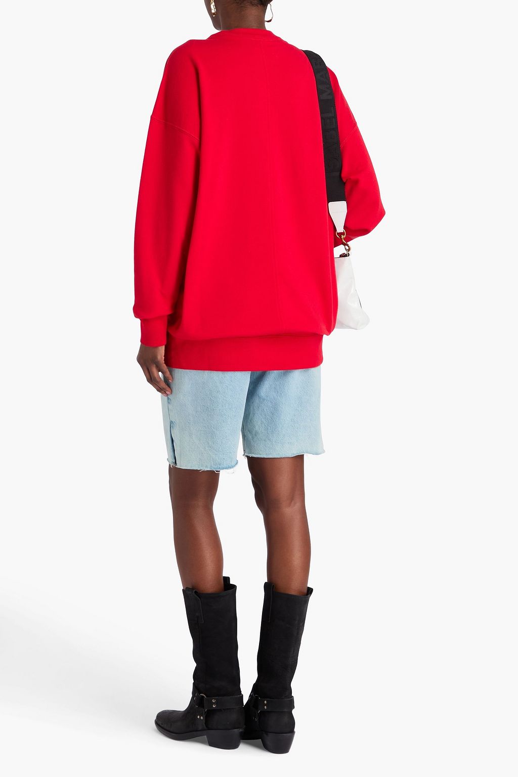 ISABEL MARANT Mindy printed French cotton-blend terry sweatshirt