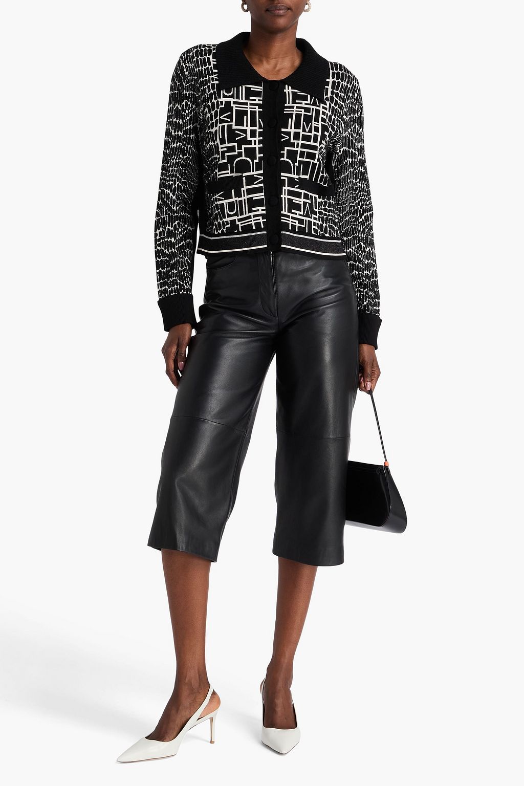 DIANE VON FURSTENBERG Riva jacquard-knit cardigan