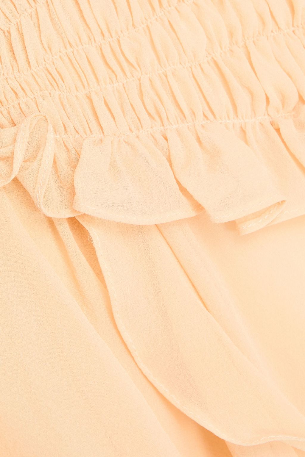 ISABEL MARANT Minirock „Tripsy“ aus Seiden-Georgette mit Rüschen