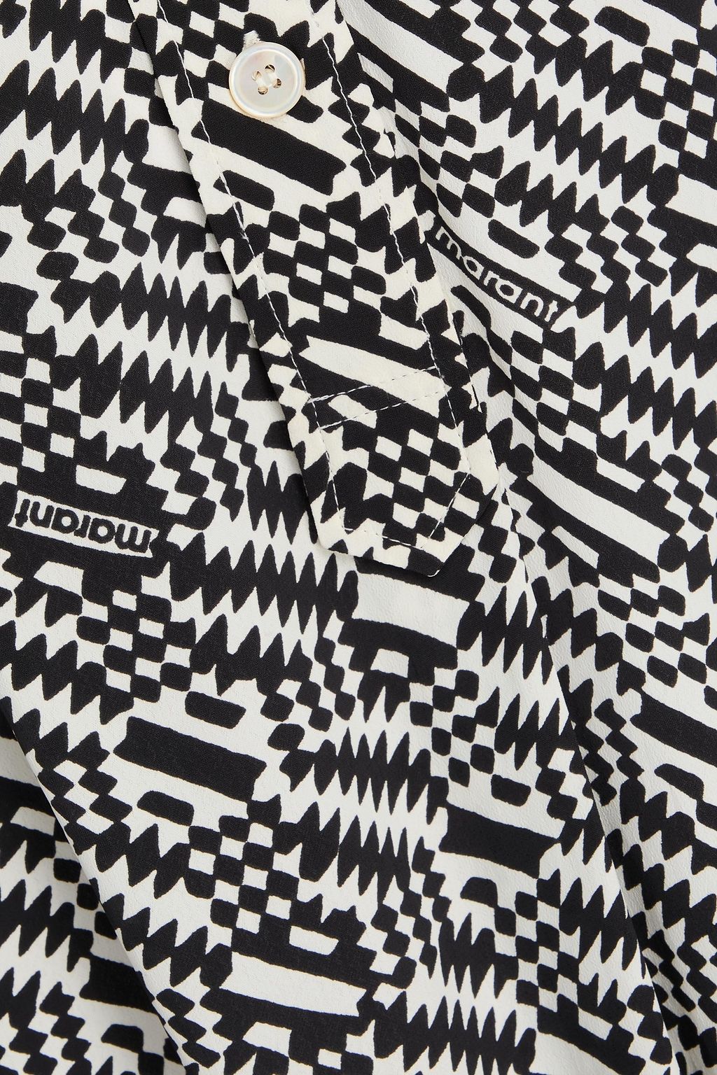 MARANT ÉTOILE Bluse „Berangere“ aus Krepon mit Print