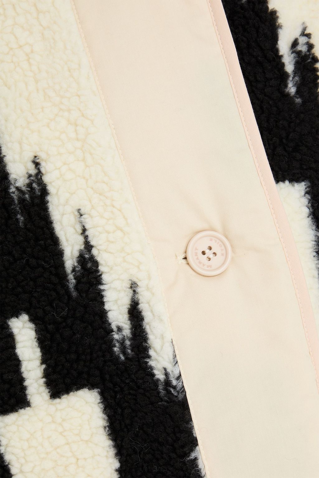 MARANT ÉTOILE Himemma reversible printed teddy fleece coat