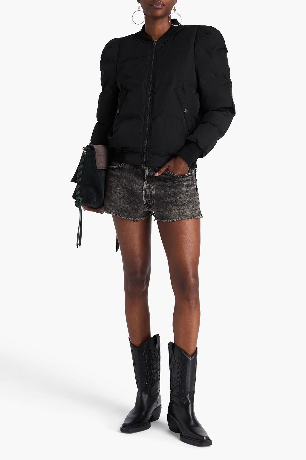 MARANT ÉTOILE シェル ボンバージャケット キルティング