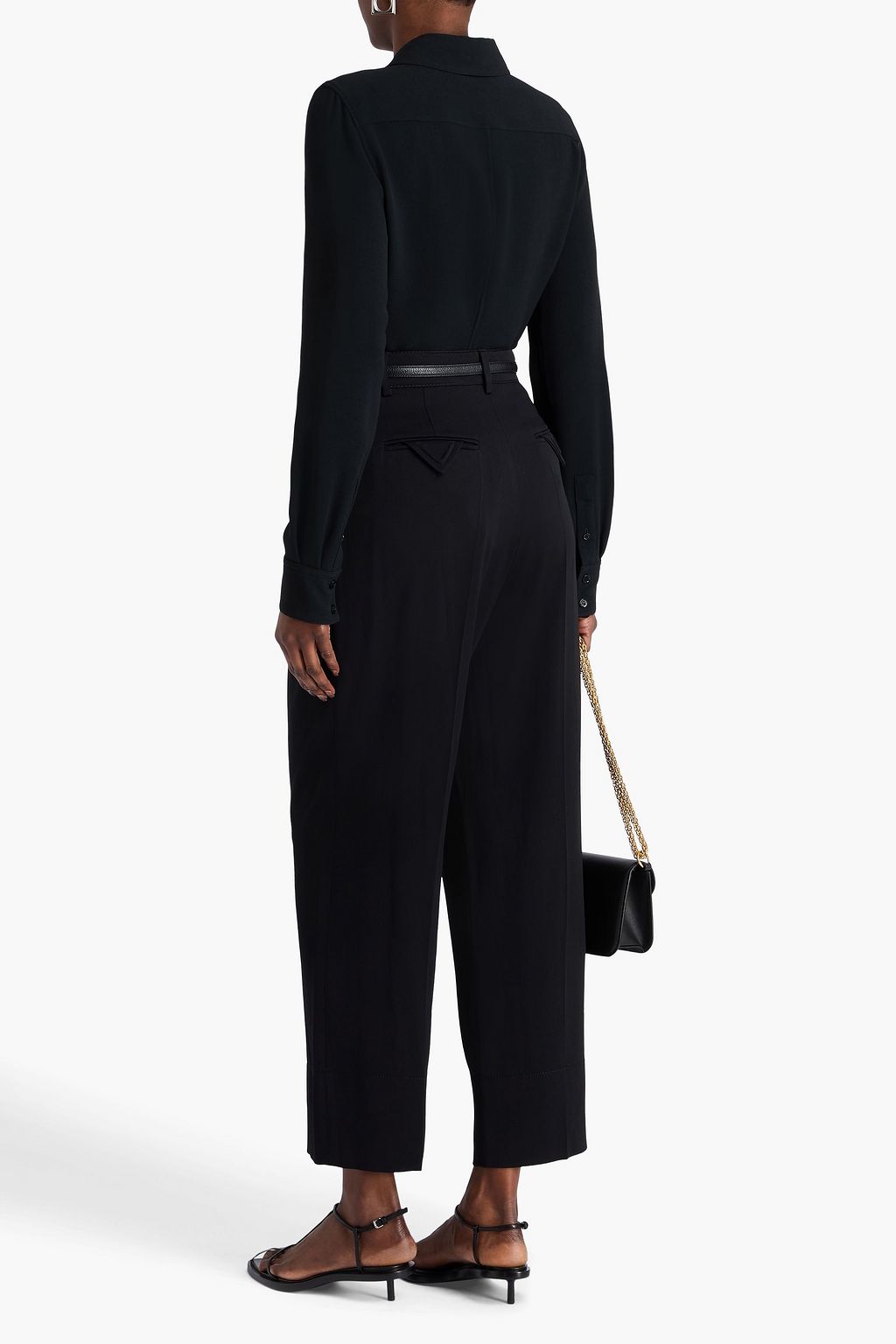 VALENTINO GARAVANI Crepe tapered pants