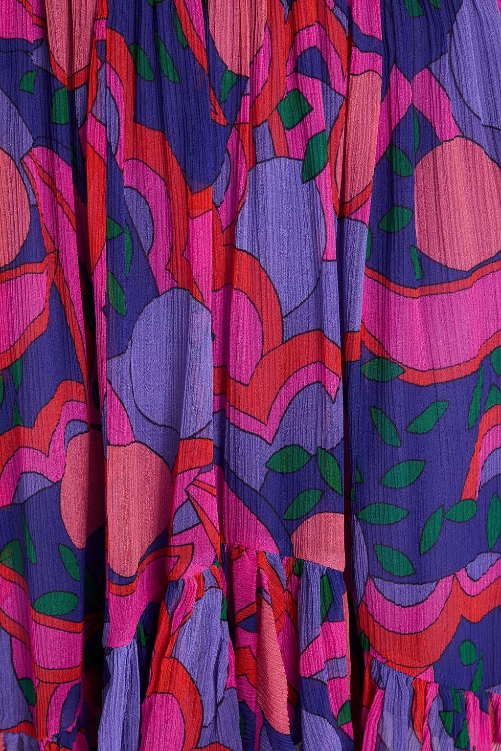 ISABEL MARANT シルクジョーゼット プリント入り