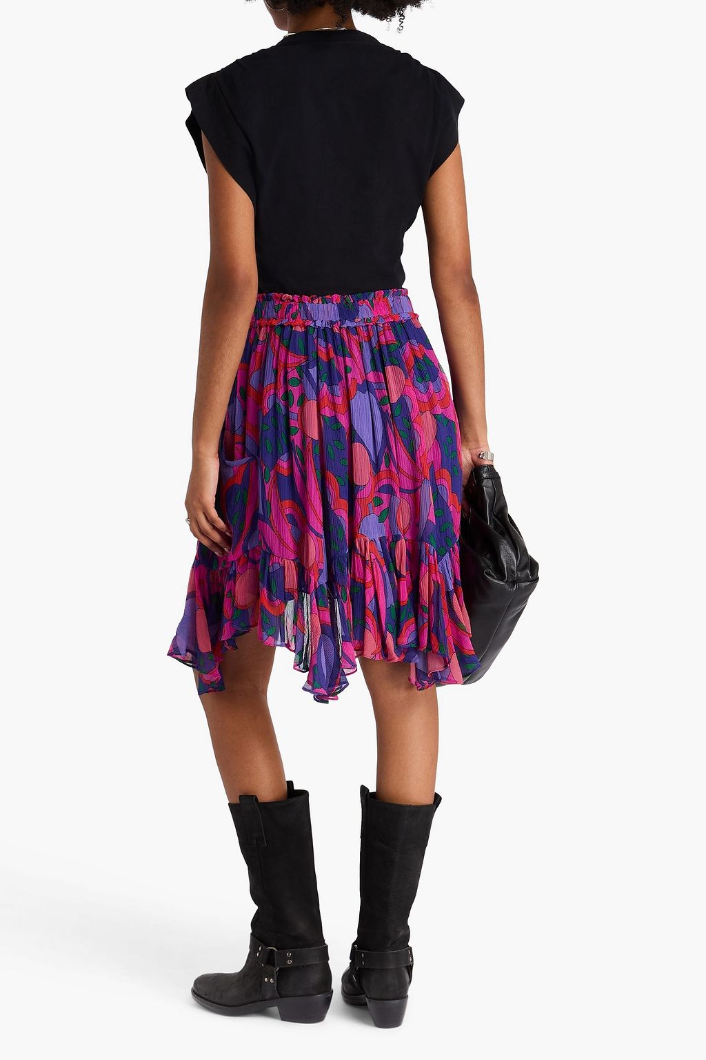 ISABEL MARANT シルクジョーゼット プリント入り