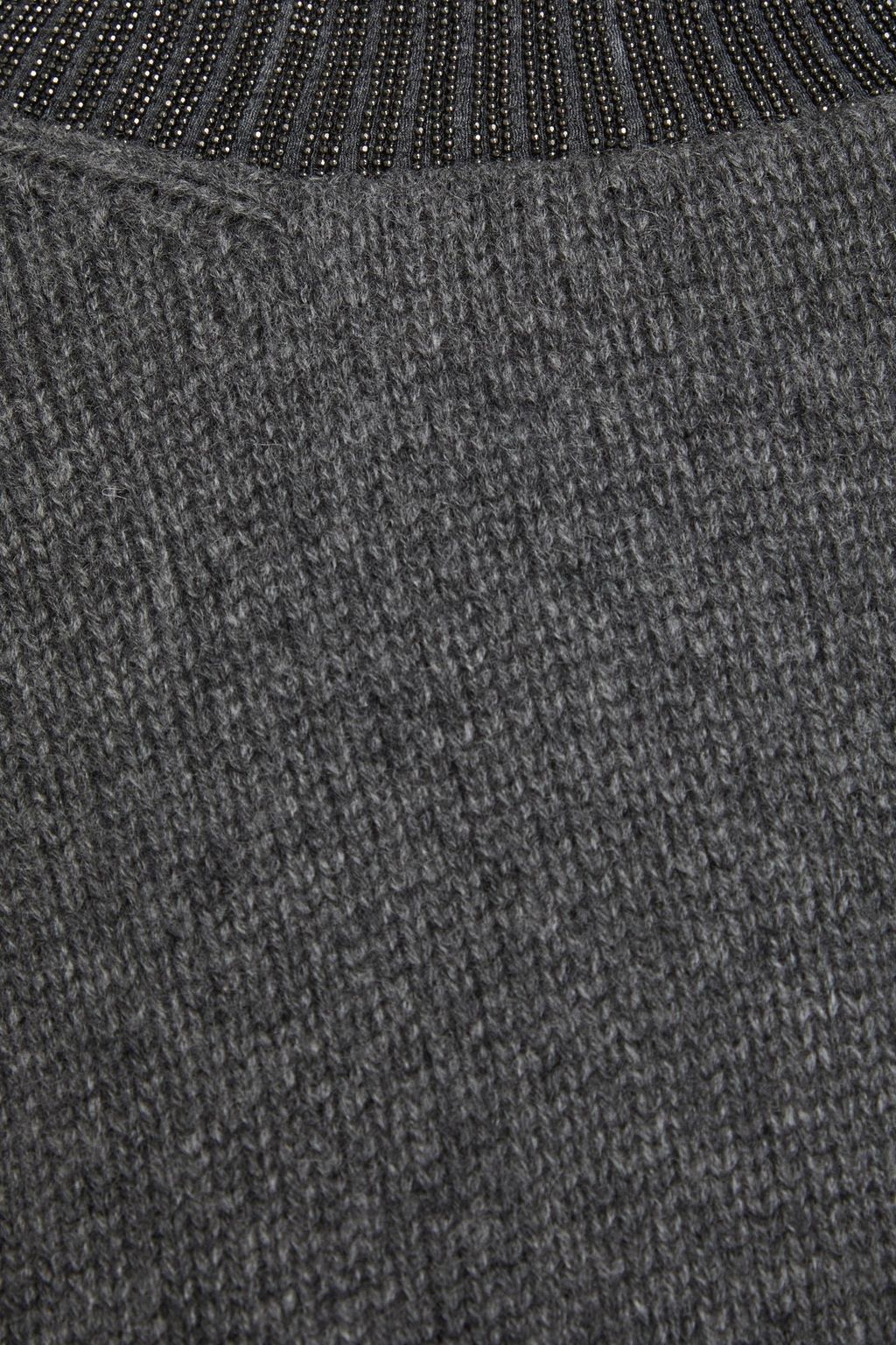 BRUNELLO CUCINELLI Bead-embellished cashmere sweater