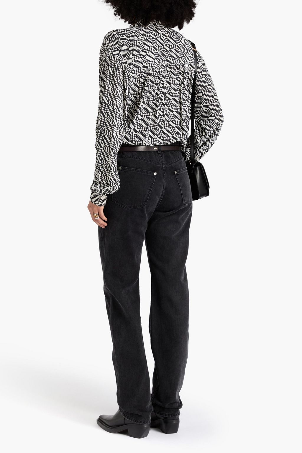 MARANT ÉTOILE ハイライズ テーパードジーンズ