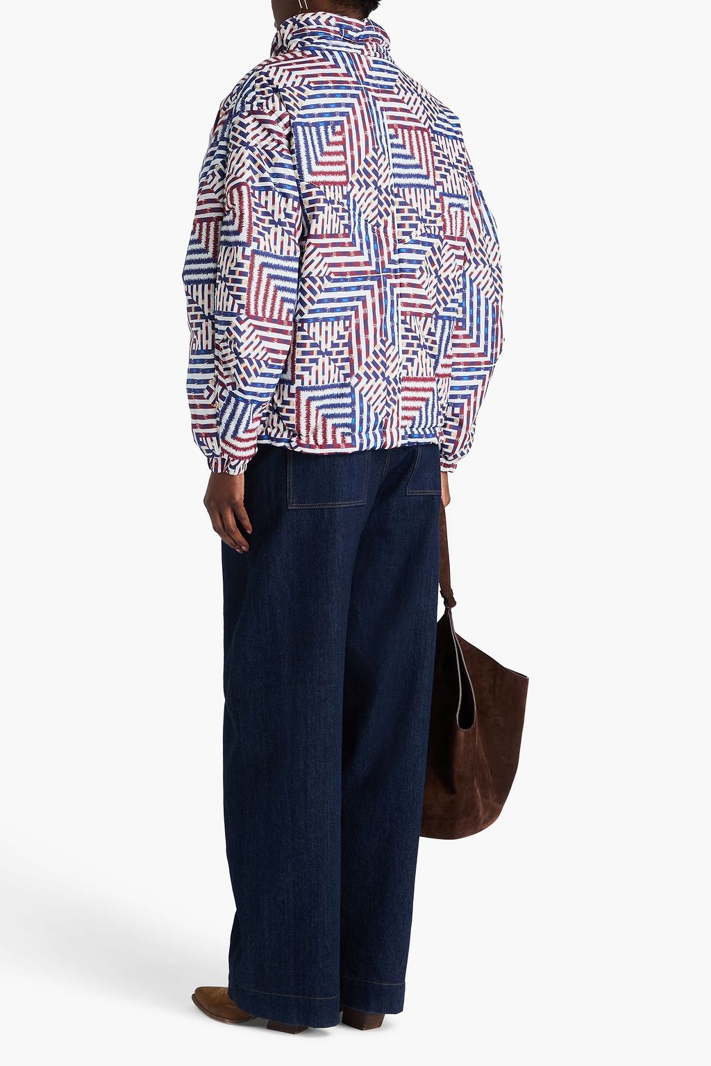 MARANT ÉTOILE Freni printed quilted cotton jacket