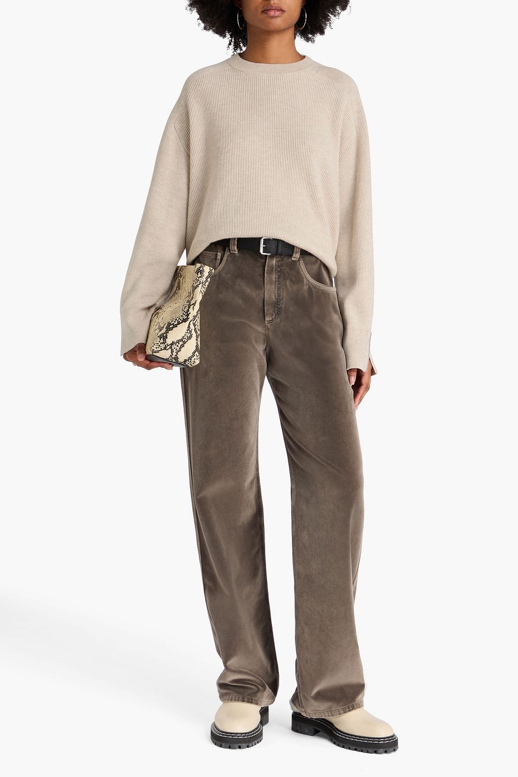 BRUNELLO CUCINELLI Kaschmirpullover mit Zierperlen
