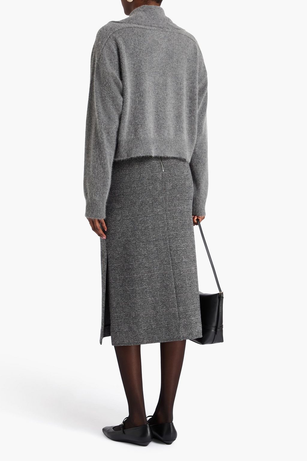 LOULOU STUDIO Cardigan aus einer gebürsteten Wollmischung