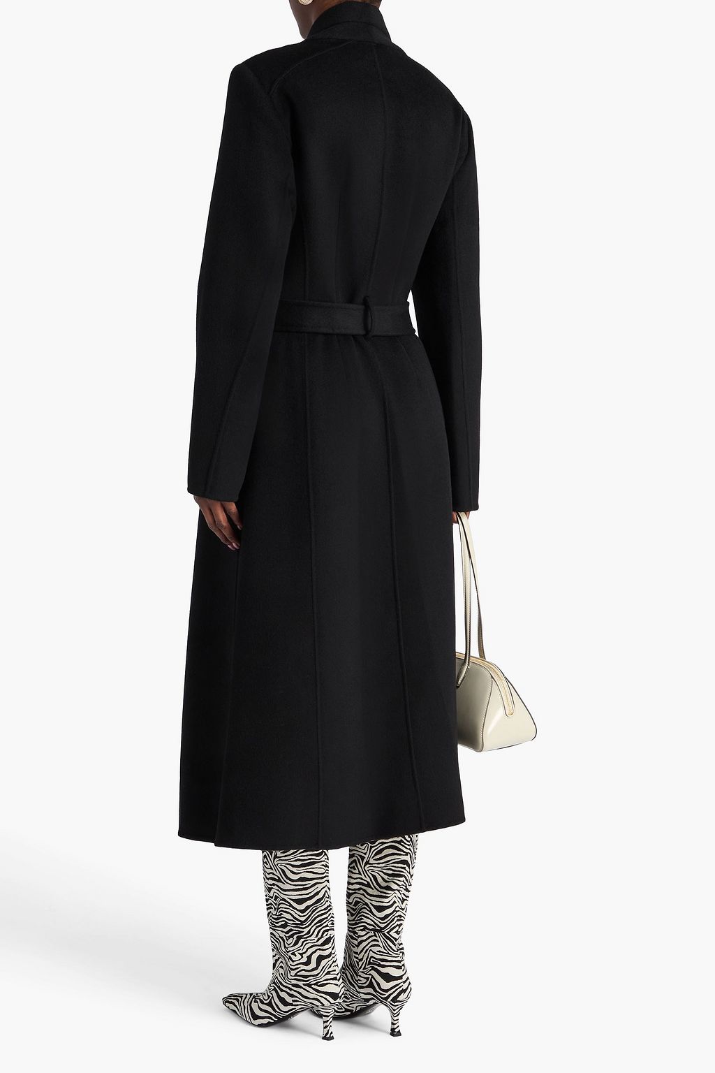 DIANE VON FURSTENBERG Bubba belted wool-blend felt coat