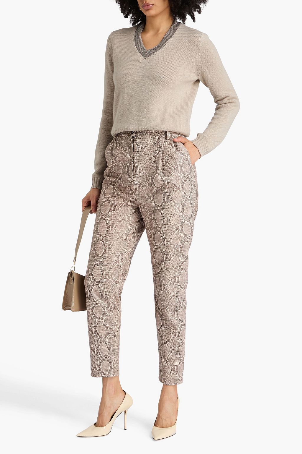 BRUNELLO CUCINELLI Kaschmirpullover mit Zierperlen
