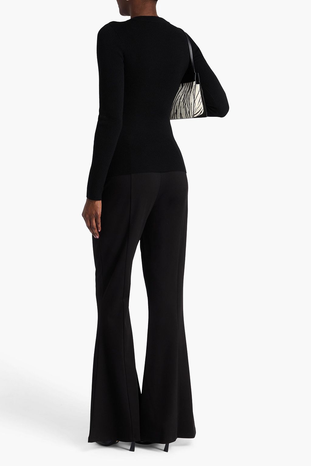 DIANE VON FURSTENBERG Barton cutout ribbed-knit sweater
