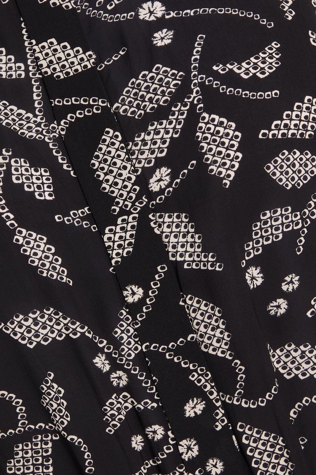 MARANT ÉTOILE クレープデシン ミディワンピース プリント入り