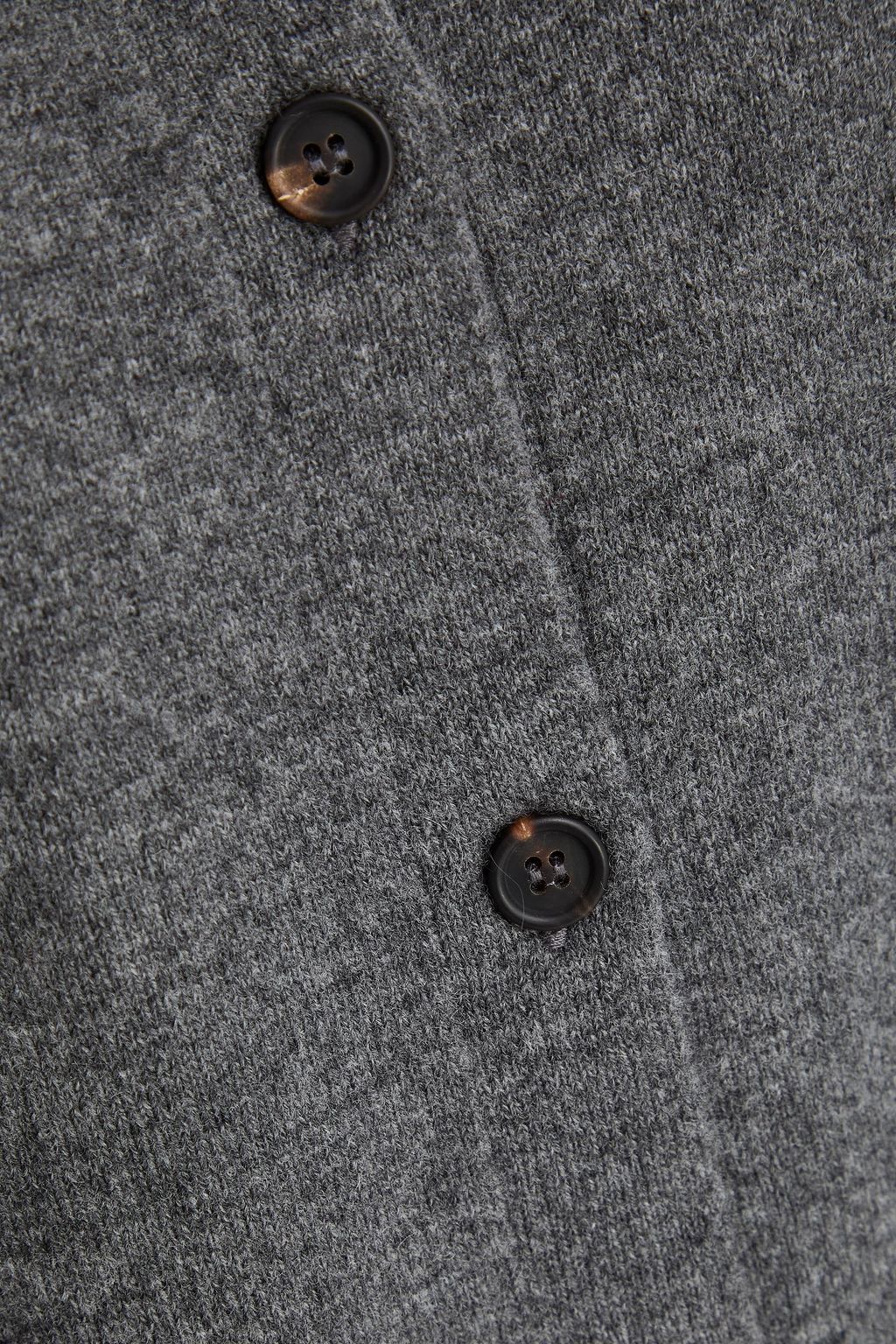 BRUNELLO CUCINELLI メランジウール&カシミヤ&シルク混 カーディガン