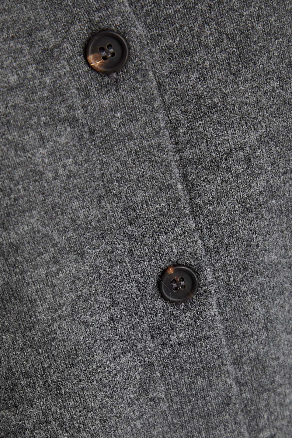 Brunello Cucinelli Mélange Wool, Cashmere And Silk-blend Cardigan In Gray
