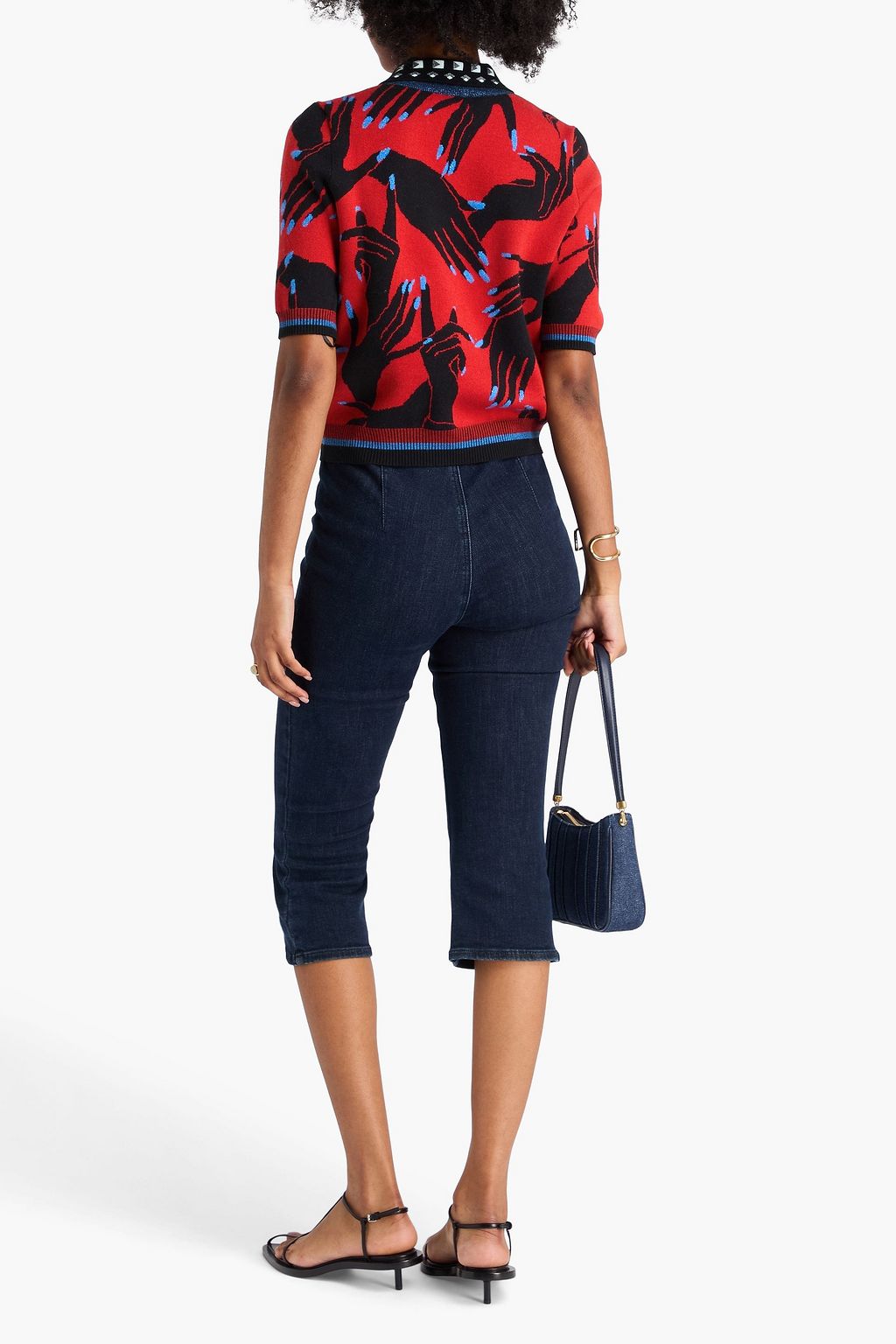 DIANE VON FURSTENBERG Antonella jacquard-knit sweater
