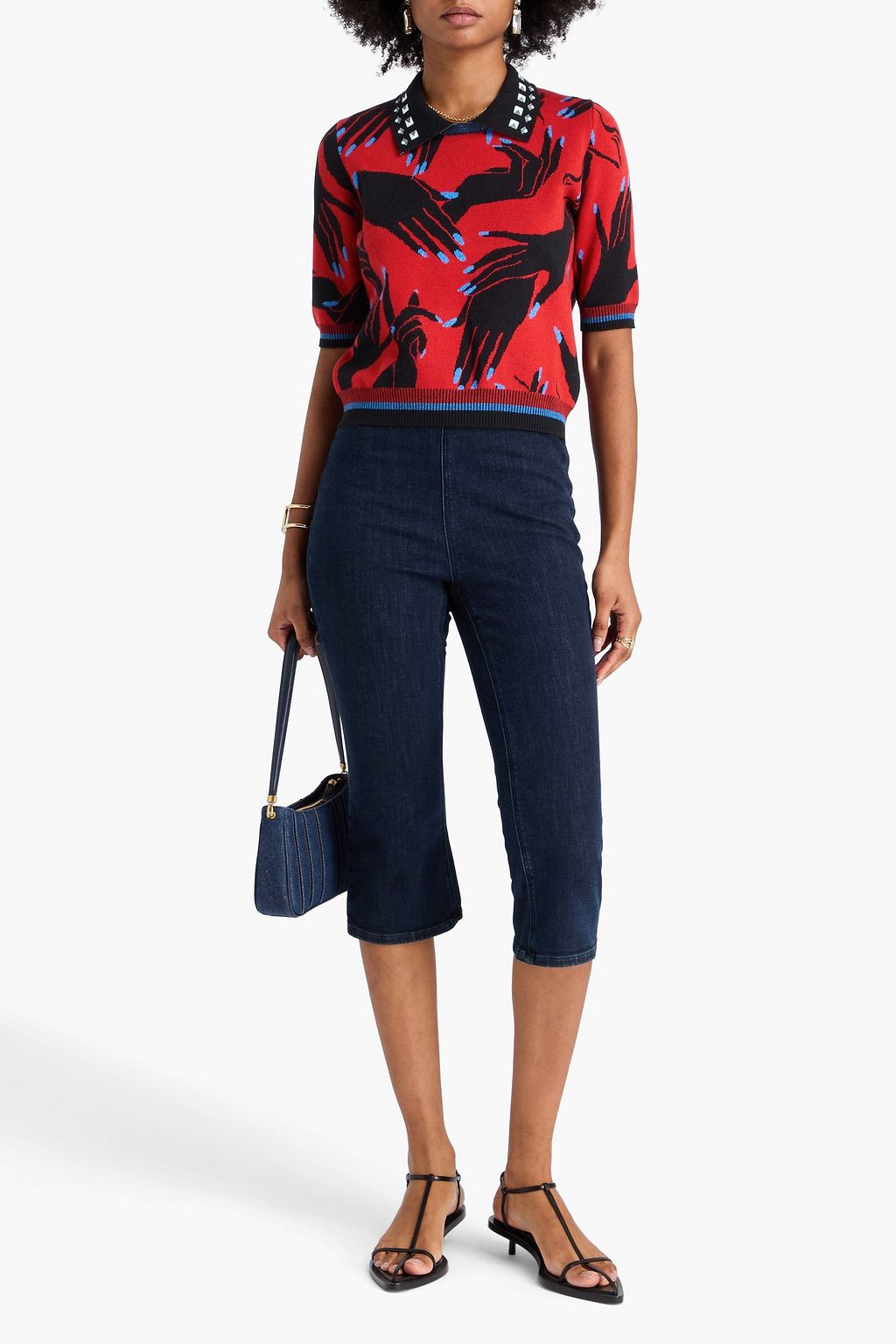 DIANE VON FURSTENBERG Antonella jacquard-knit sweater