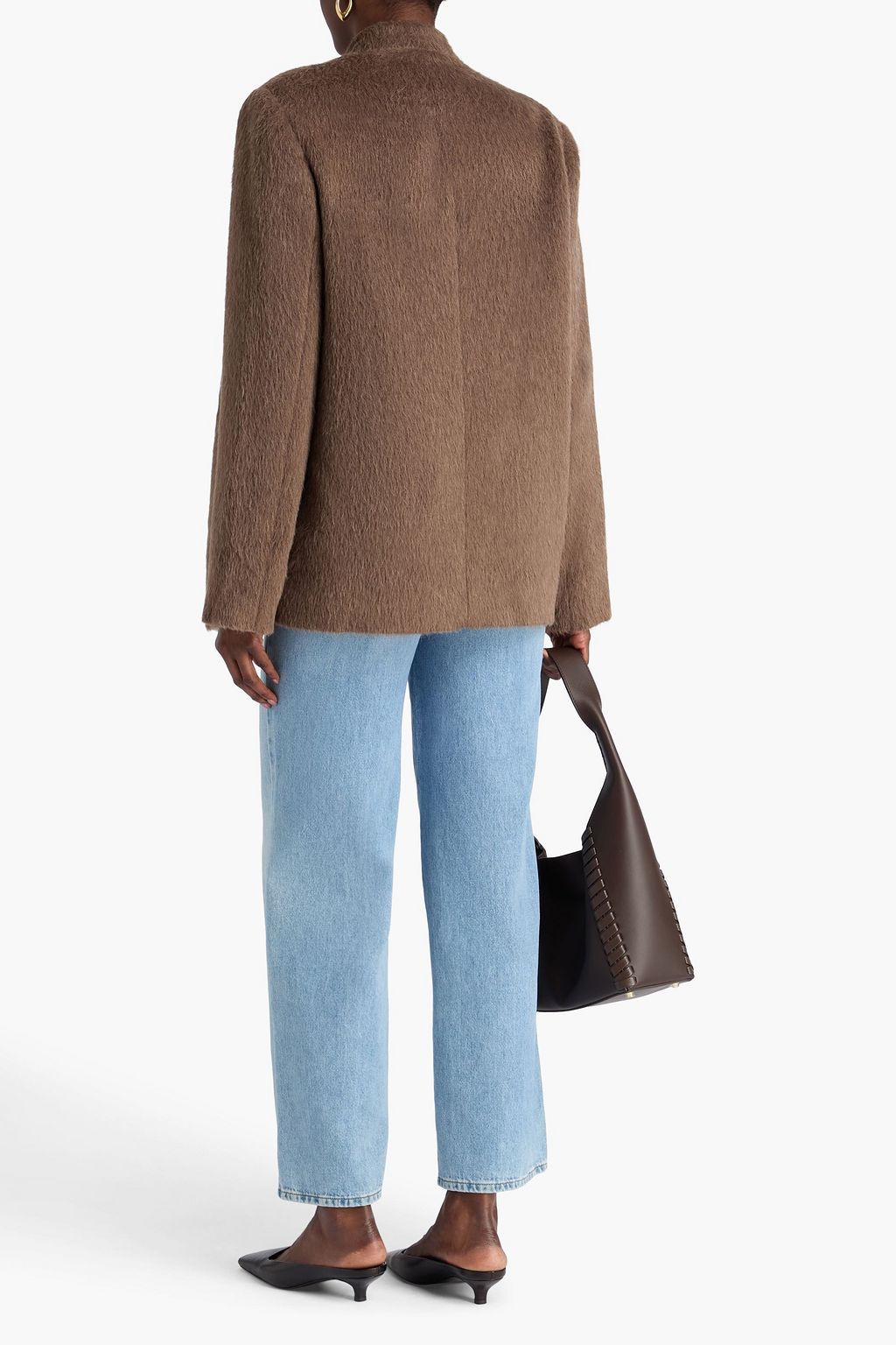 LOULOU STUDIO Fidan alpaca and wool-blend felt jacket