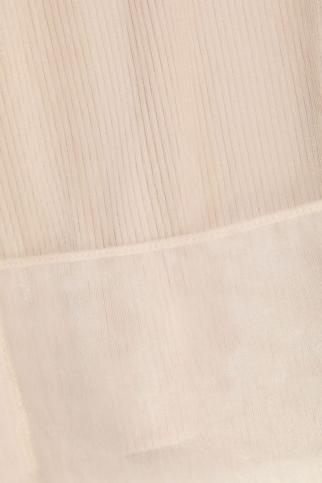 BRUNELLO CUCINELLI 메탈릭 코튼 혼방 오간자 탑