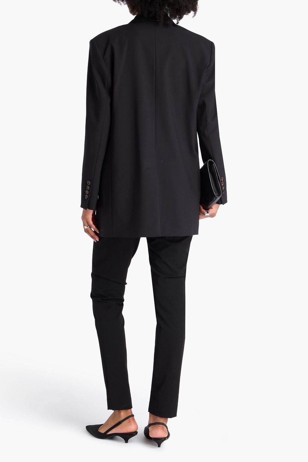 BRUNELLO CUCINELLI Wool-blend crepe blazer