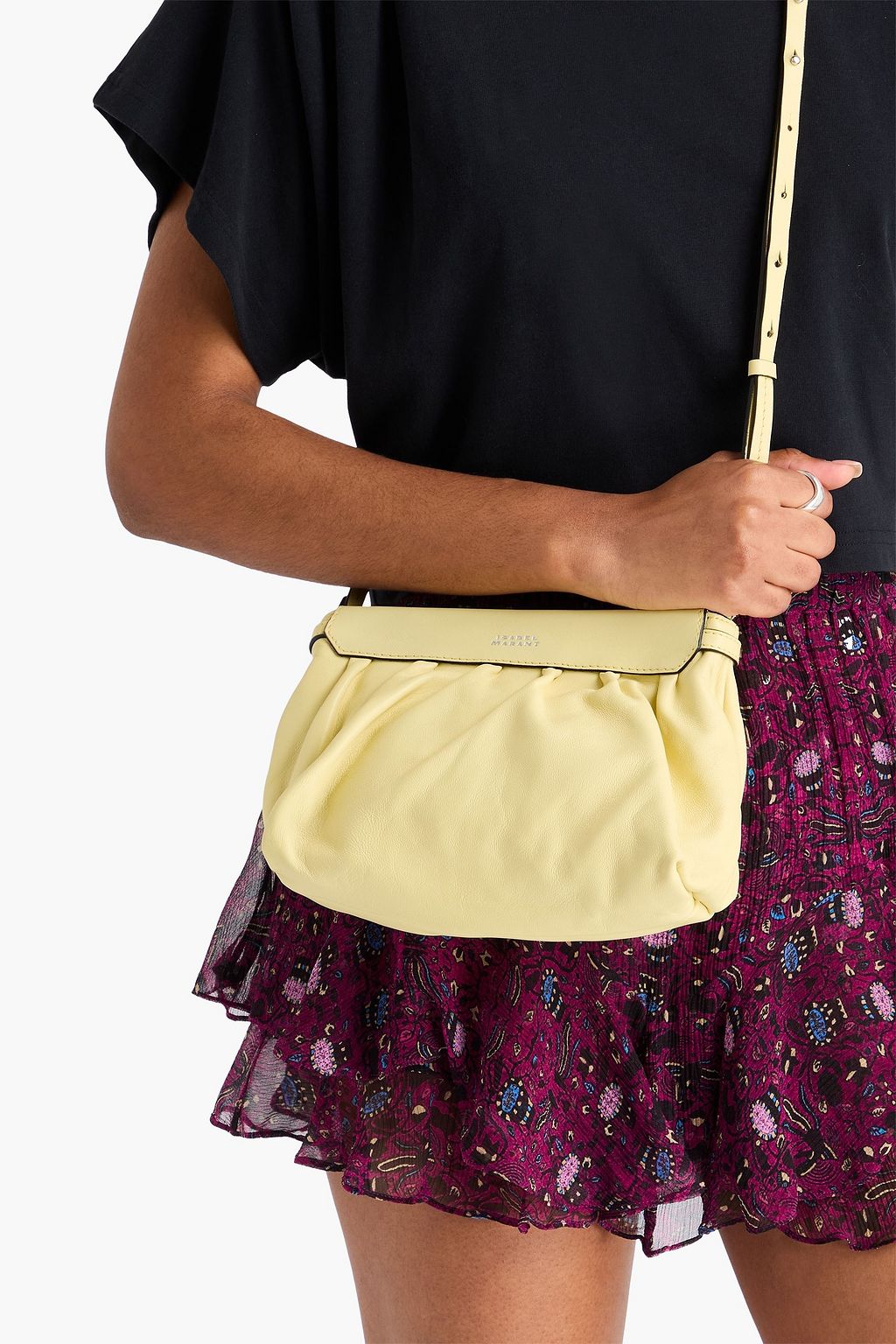 ISABEL MARANT Pochette „Luz“ aus Leder