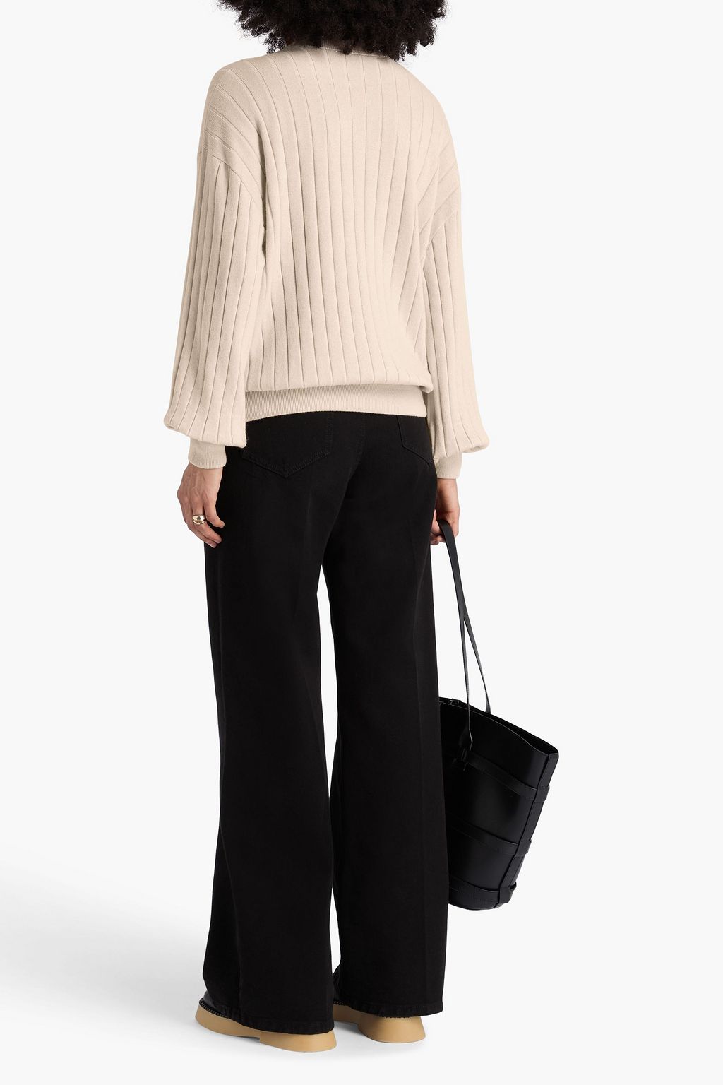 BRUNELLO CUCINELLI Bead-embellished cashmere sweater