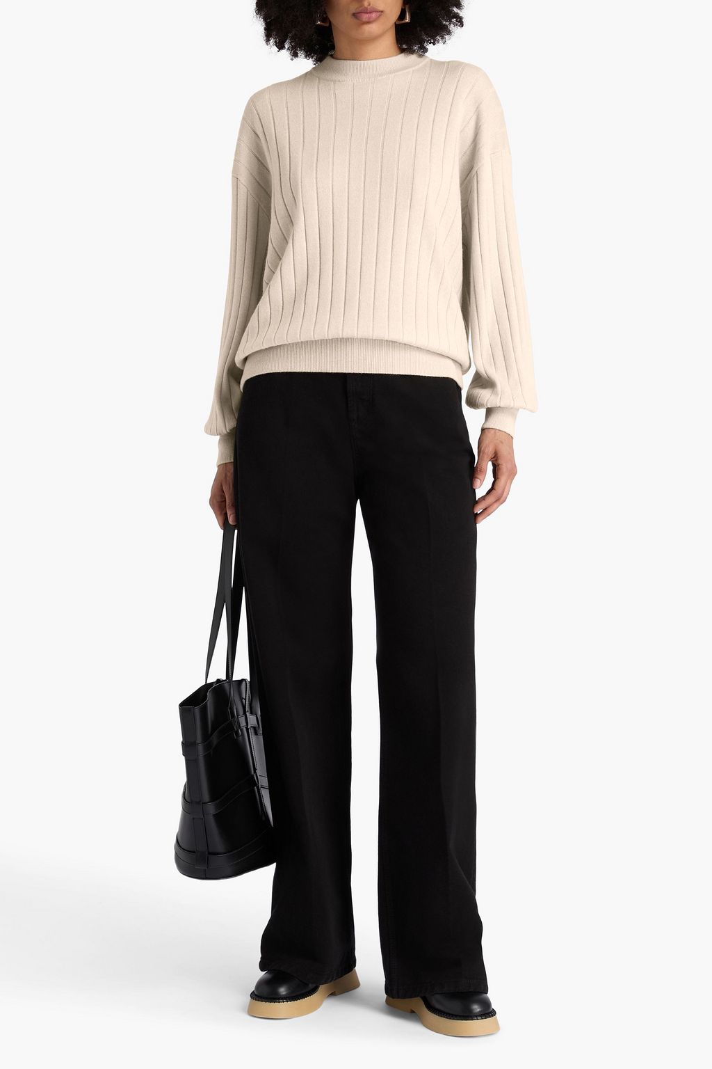 BRUNELLO CUCINELLI Bead-embellished cashmere sweater