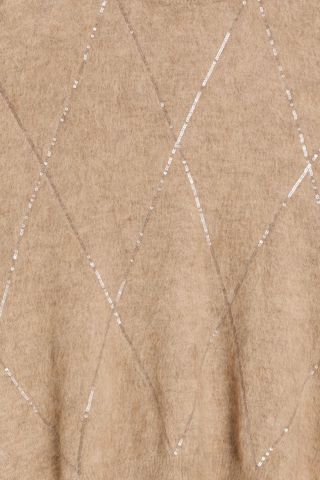 BRUNELLO CUCINELLI Sequin-embellished knitted sweater