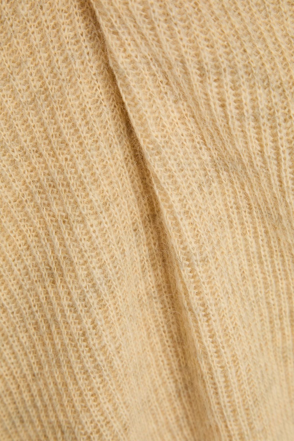 BRUNELLO CUCINELLI Bead-embellished cropped mohair-blend sweater