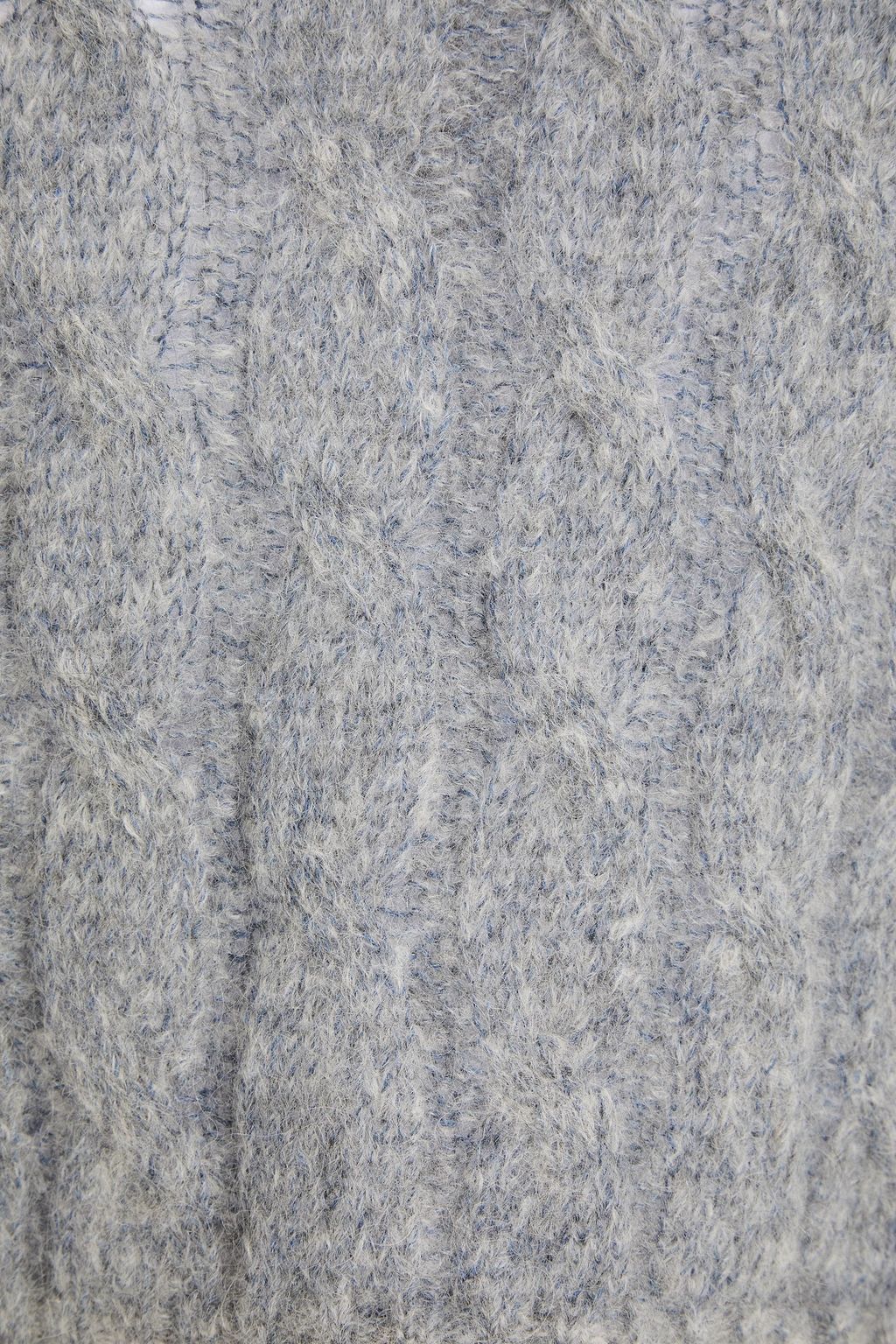 BRUNELLO CUCINELLI Bead-embellished wool and mohair-blend turtleneck sweater