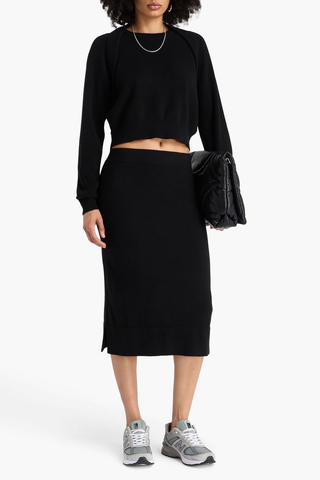 BRUNELLO CUCINELLI Cashmere midi skirt