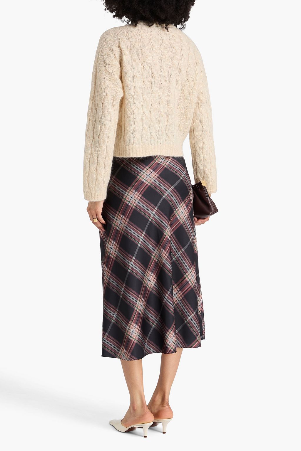 BRUNELLO CUCINELLI ケーブルニット ウール&モヘア混 セーター