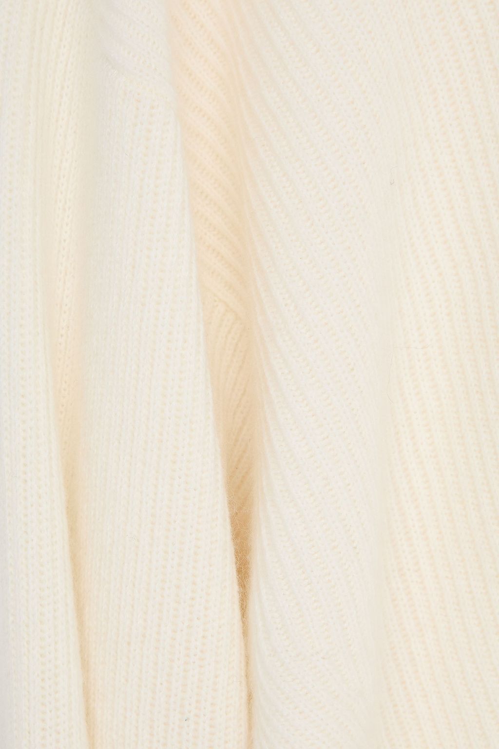 BRUNELLO CUCINELLI Rollkragenpullover aus geripptem Kaschmir mit Zierperlen