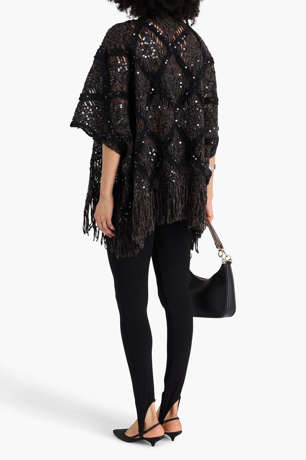 BRUNELLO CUCINELLI Sequin-embellished wool-blend turtleneck sweater