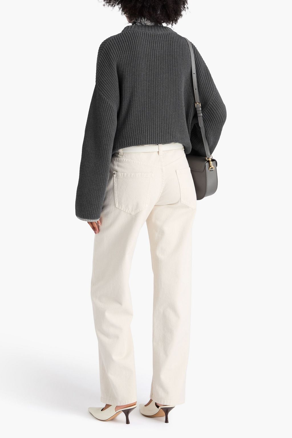 BRUNELLO CUCINELLI Bead-embellished cotton sweater