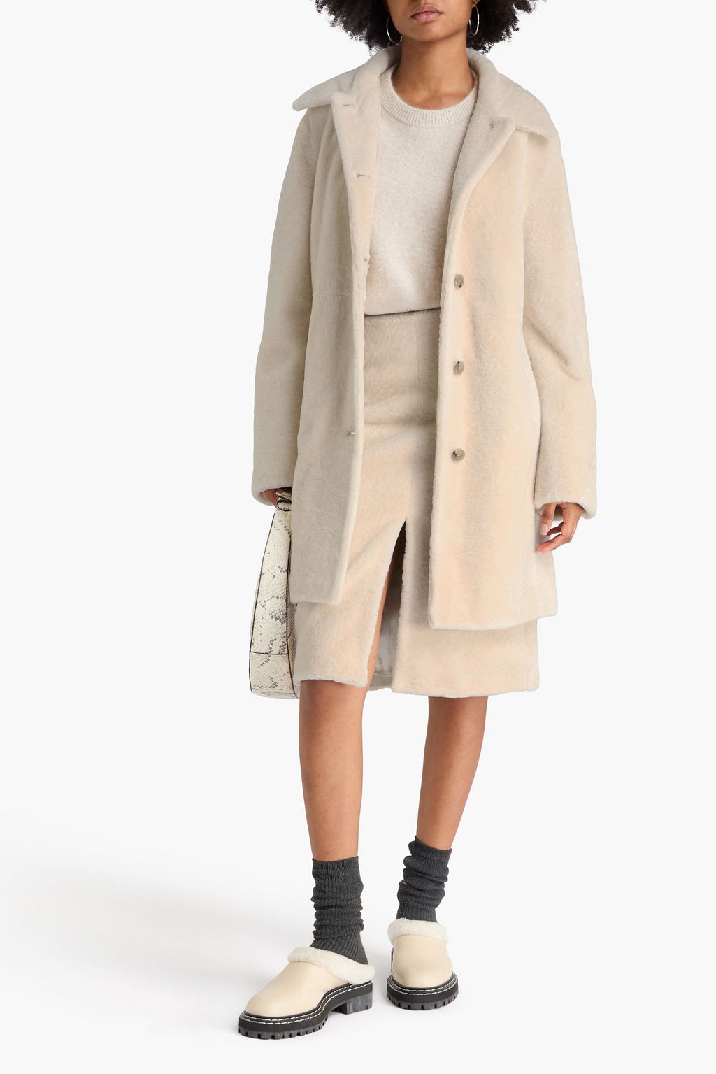 LOULOU STUDIO Beatris shearling coat